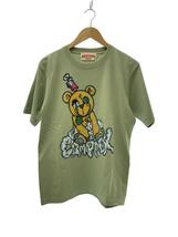 complex/Tシャツ/M/コットン/GRN/無地/33425K-LR/デザインプリント_画像1