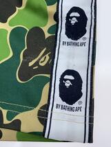 A BATHING APE◆ABC CAMO JERSEY PANTS/ストレートパンツ/001PTJ201007M/ポリエステル/グリーン_画像6