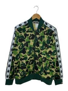 A BATHING APE◆トラックジャケット/001SWJ201010M/M/ポリエステル/グリーン