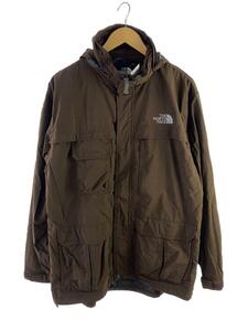 THE NORTH FACE◆FRONTIERS PARKA_フロンティアーズパーカー/L/ナイロン/BRW