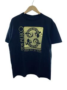 ONEITA◆90s/MADE IN USA/コピーライトNMMNHF 91/Tシャツ/L/コットン/ブラック