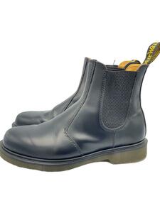 Dr.Martens◆サイドゴアブーツ/UK7/BLK/レザー/2976