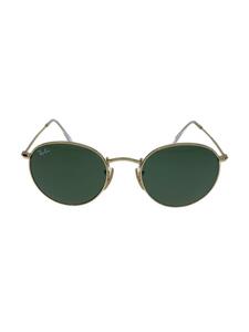 Ray-Ban◆サングラス/ウェリントン/GLD/KHK/メンズ/RB3447