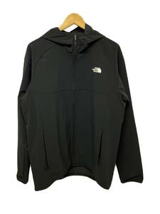 THE NORTH FACE◆APEX FLEX HOODIE_エイペックスフレックスフーディ/XL/ナイロン/BLK/無地