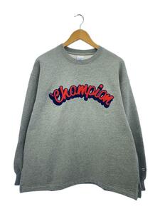 Champion◆USA製/ロゴスウェット/L/GRY/C3-U016