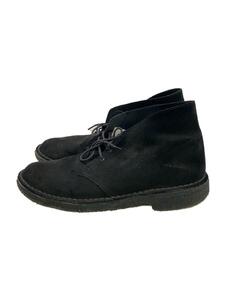 Clarks◆ブーツ/US10/BLK/スウェード