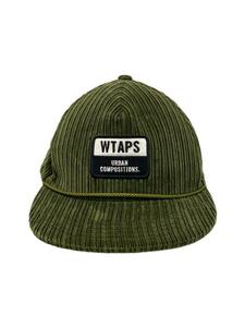 WTAPS◆キャップ/FREE/コーデュロイ/KHK/無地/メンズ/192HCDT-HT11