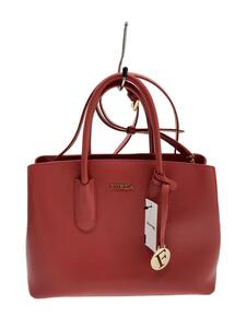 FURLA◆ショルダーバッグ/レザー/RED