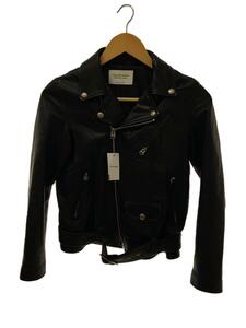 beautiful people* double rider's jacket /-/ sheep leather /BLK/1620402411