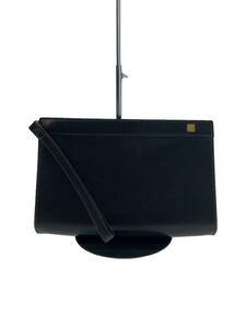 dunhill* second bag / leather /BLK/ plain 