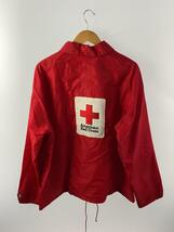 Champion◆American Red Cross/ナイロンジャケット/XL/-/RED_画像2