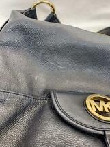 MICHAEL KORS◆ショルダーバッグ/レザー/BLK/35T0GFTL3L/ヨゴレ少有り_画像7