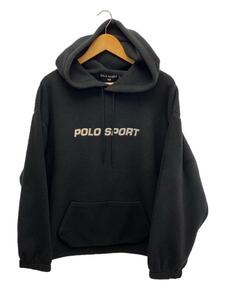 POLO SPORT◆パーカー/LL/ポリエステル/BLK/90s