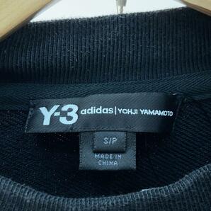 Y-3◆Stacked Logo Crew sweat/スウェット/S/コットン/BLK/FJ0432の画像3