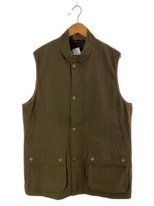 Barbour◆23SS/別注/OVERSIZED VEST cotton/ベスト/FREE/KHK/231LCAS016