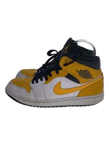 NIKE◆AIR JORDAN 1 MID_エア ジョーダン 1 ミッド/28cm/YLW