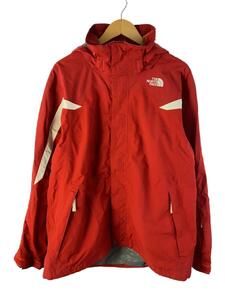 THE NORTH FACE◆ナイロンジャケット/L/ナイロン/RED/BM588464/内側汚れあり