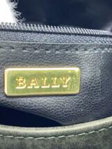 BALLY◆BALLY/ショルダーバッグ/レザー/カーキ/無地_画像5