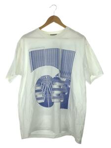 C.E(CAV EMPT)◆Tシャツ/L/コットン/WHT/首元汚れ有//