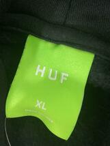 HUF◆パーカー/XL/コットン/BLK/無地/PF00549_画像3