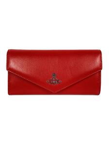 Vivienne Westwood◆長財布/-/RED/無地/レディース