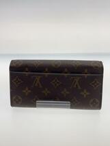 LOUIS VUITTON◆2)ポルト・フォイユ・サラ_モノグラム・キャンバス_BRW_フューシャ/PVC/BRW/レディース_画像2