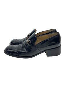 GUCCI◆ローファー/38/BLK/レザー/0420