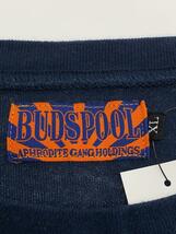 BUDSPOOL◆長袖Tシャツ/XL/コットン/ネイビー_画像3