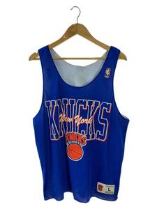 mitchell&ness◆KNICKS ゲームシャツ タンクトップ/L/BLU/123395A1