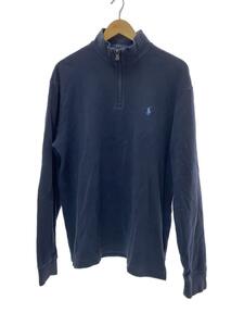 POLO RALPH LAUREN◆ポロラルフローレン/スウェット/L/コットン/ネイビー/無地/710652583001