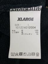 X-LARGE◆22AW/HALF ZIP PULLOVER SWEAT/L/コットン/BLK/101224012004_画像4