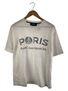 PARIS SAINT-GERMAIN◆Tシャツ/XL/コットン/WHT/プリント/21-071-340-0002-1-0