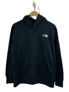 THE NORTH FACE◆SQUARE LOGO HOODIE_スクエアロゴフーディ/M/ポリエステル/BLK