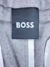 HUGO BOSS◆ストレートパンツ/-/ポリエステル/GRY/無地_画像4