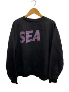 WIND AND SEA◆スウェット/XL/コットン/BLK/WDS-SEA-Q2-01