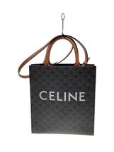 CELINE◆トートバッグ/PVC/BRW/総柄_画像1