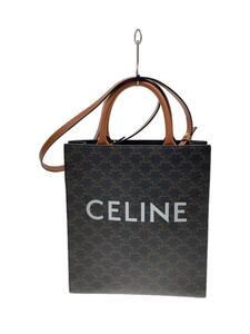 CELINE◆トートバッグ/PVC/BRW/総柄