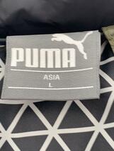 PUMA◆ダウンジャケット/L/ナイロン/GRN/無地/580892-70_画像3