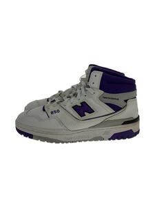 NEW BALANCE◆BB650/ホワイト/26.5cm/WHT