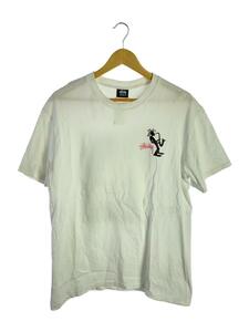 STUSSY◆Tシャツ/L/コットン/WHT