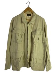RRL◆ミリタリージャケット/XL/リネン/CRM/無地/23SS Cotton Linen Jacket