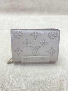 LOUIS VUITTON◆ポルト・フォイユ・クレア_モノグラム・マヒナ_SLV/レザー/SLV/総柄/レディース