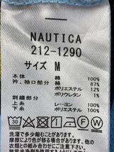 NAUTICA◆ポロシャツ/M/コットン/BLU/ボーダー/212-1290_画像4