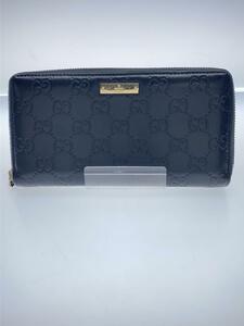 GUCCI◆長サイフ_GGキャンバス/キャンバス/BLK/メンズ/307980