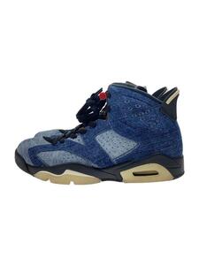 NIKE◆AIR JORDAN RETRO 6/エアジョーダン6 レトロ/インディゴ/CT5350-401/26.5cm/