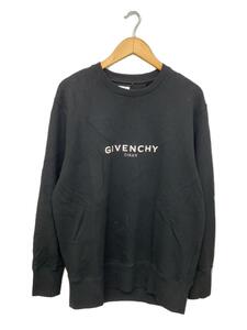 GIVENCHY◆スウェット/S/コットン/BLK/リバースプリント