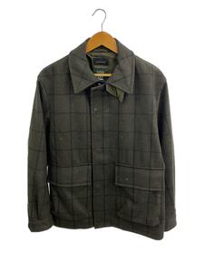 UNITED ARROWS green label relaxing◆BALLIS メルトンロードジャケット/M/ウール/GRY/チェック/3225-139-3450