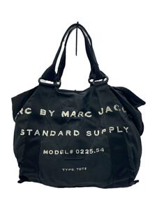 MARC BY MARC JACOBS◆トートバッグ/ナイロン/BLK/M0001568A