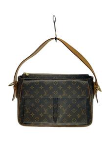 LOUIS VUITTON◆ヴィバシテGM_モノグラム・キャンバス/M51163/ショルダーバッグ/PVC/BRW