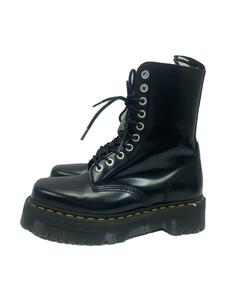 Dr.Martens◆1490 QUAD LEATHER BOOTS/レースアップブーツ/UK8/BLK/31147001